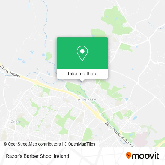 Razor's Barber Shop map