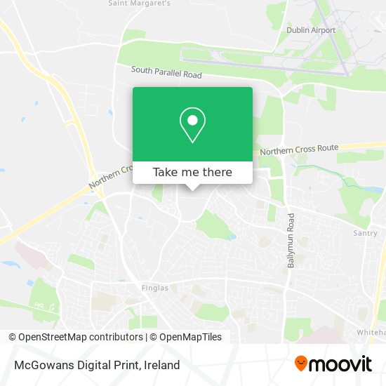 McGowans Digital Print map