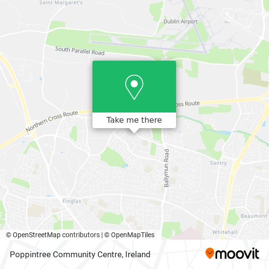 Poppintree Community Centre map