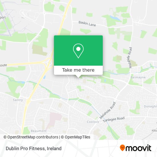 Dublin Pro Fitness map