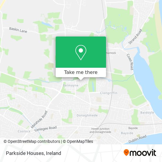 Parkside Houses map