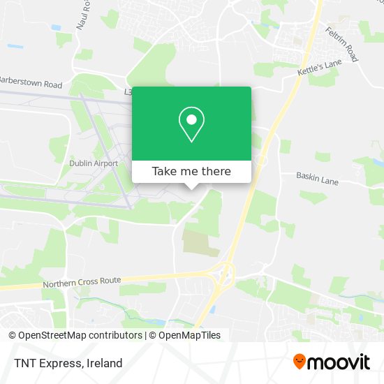 TNT Express map