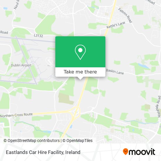 Eastlands Car Hire Facility map