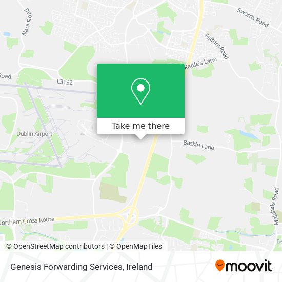 Genesis Forwarding Services map