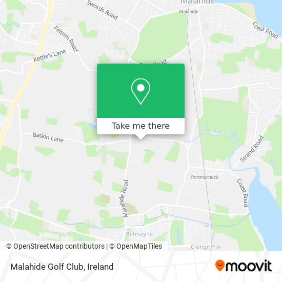 Malahide Golf Club plan
