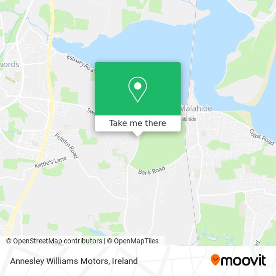 Annesley Williams Motors map