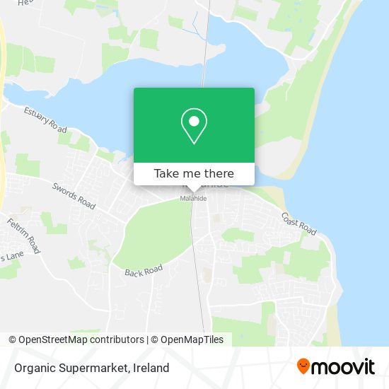 Organic Supermarket map