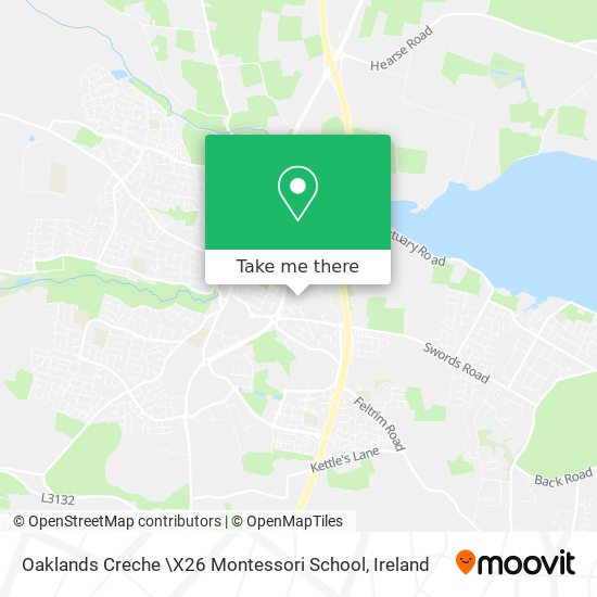 Oaklands Creche \X26 Montessori School map