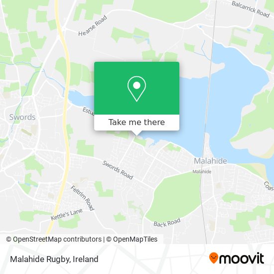 Malahide Rugby map