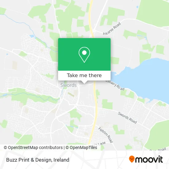 Buzz Print & Design map