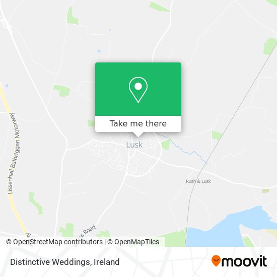 Distinctive Weddings map