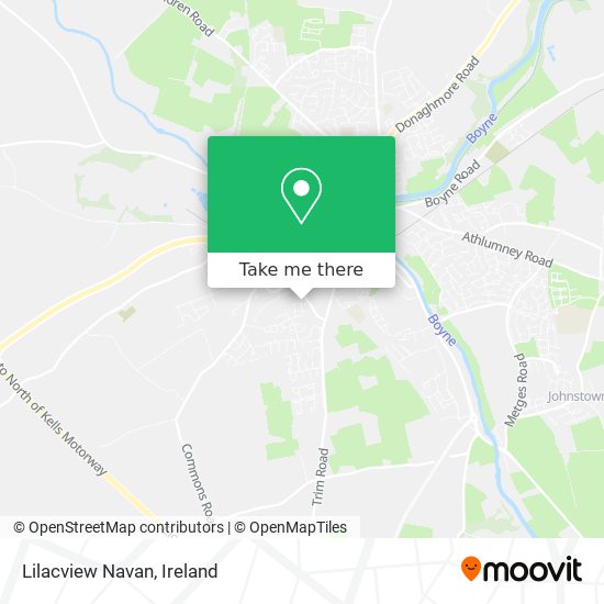 Lilacview Navan map