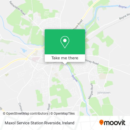 Maxol Service Station Riverside map