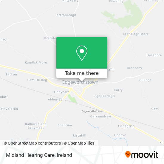 Midland Hearing Care map