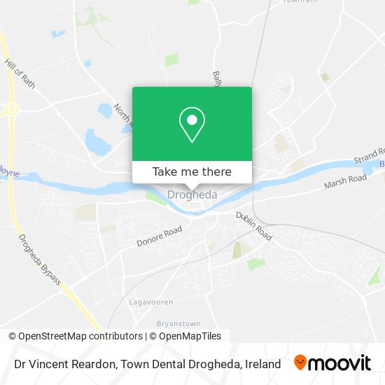 Dr Vincent Reardon, Town Dental Drogheda map