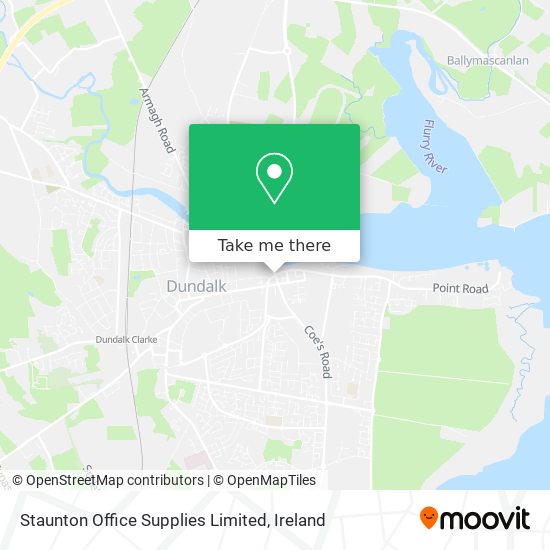 Staunton Office Supplies Limited map