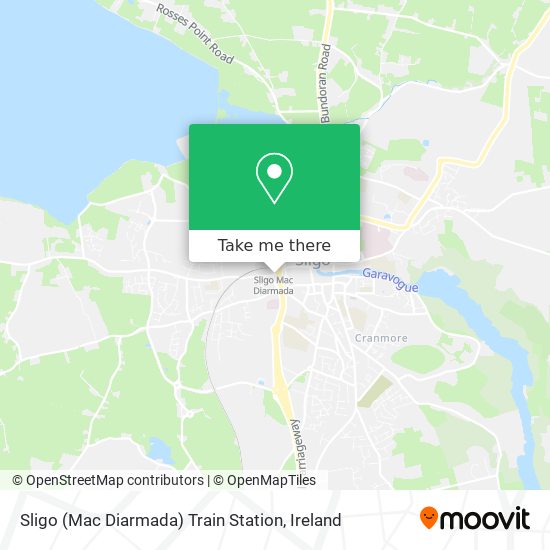 Sligo (Mac Diarmada) Train Station map