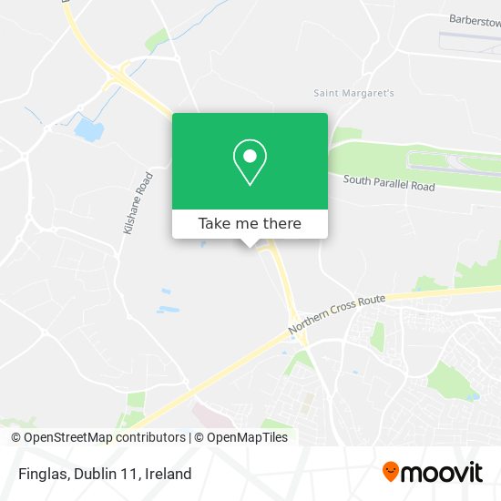 Finglas, Dublin 11 map