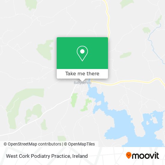 West Cork Podiatry Practice map