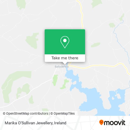 Marika O'Sullivan Jewellery map