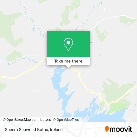 Sneem Seaweed Baths map