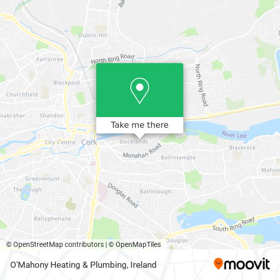 O'Mahony Heating & Plumbing map
