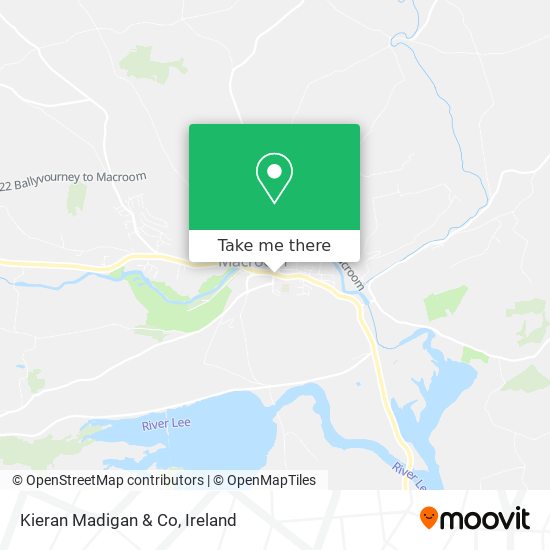 Kieran Madigan & Co map