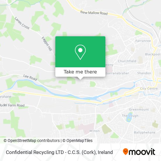 Confidential Recycling LTD - C.C.S. (Cork) map