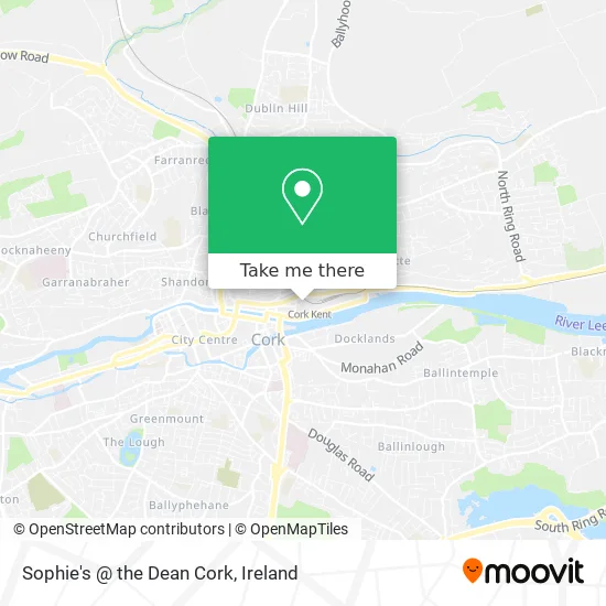 Sophie's @ the Dean Cork map