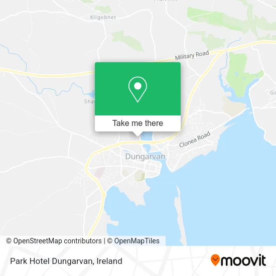 Park Hotel Dungarvan map