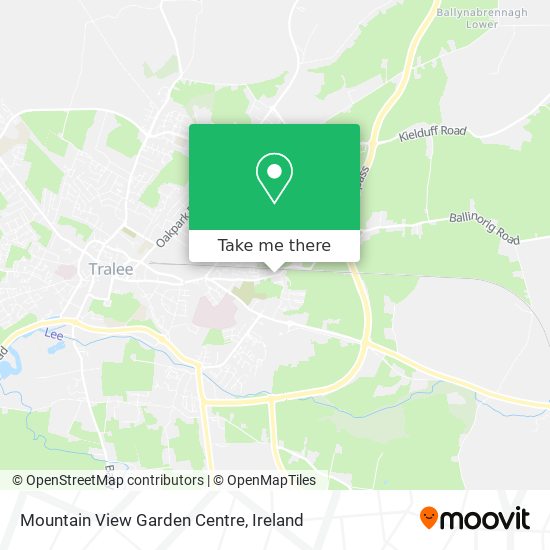 Mountain View Garden Centre map