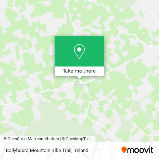 Ballyhoura Mountain Bike Trail map