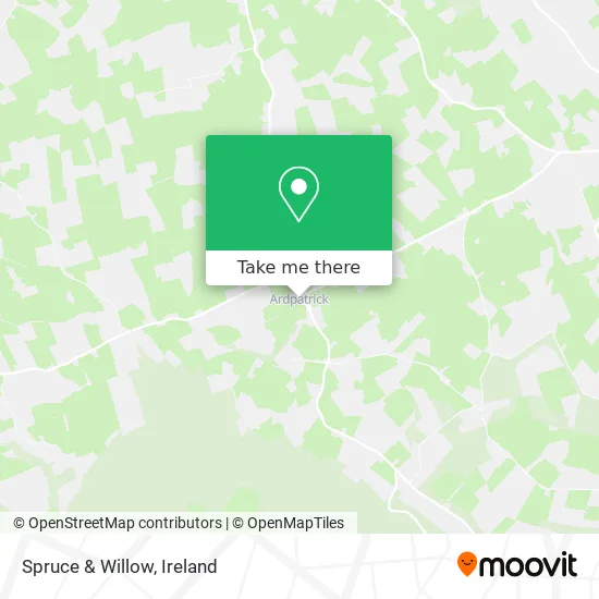 Spruce & Willow map