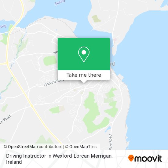 Driving Instructor in Wexford-Lorcan Merrigan map