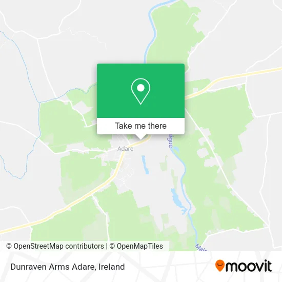 Dunraven Arms Adare map