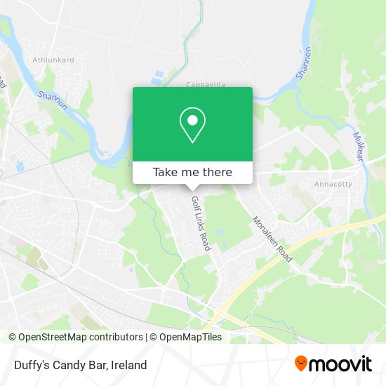 Duffy's Candy Bar map