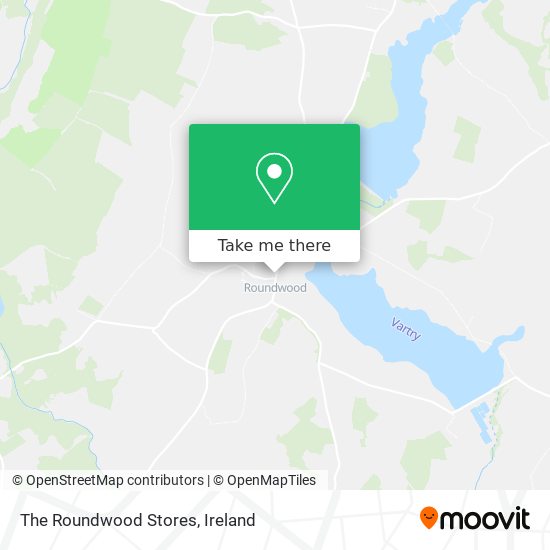 The Roundwood Stores map