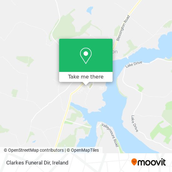 Clarkes Funeral Dir map