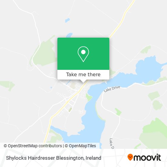 Shylocks Hairdresser Blessington map