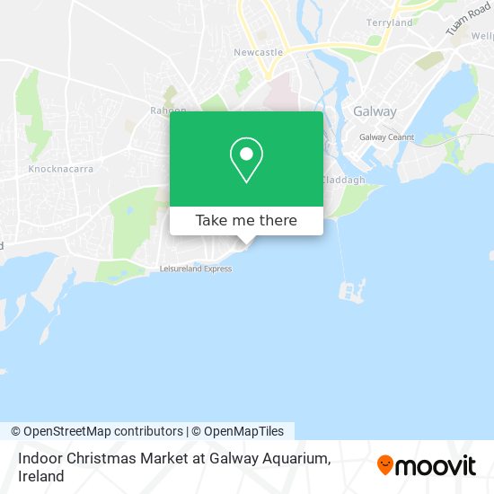 Indoor Christmas Market at Galway Aquarium plan