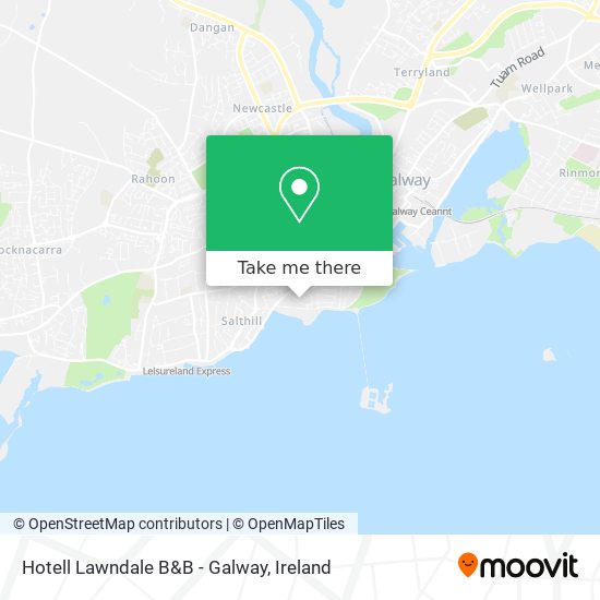 Hotell Lawndale B&B - Galway map