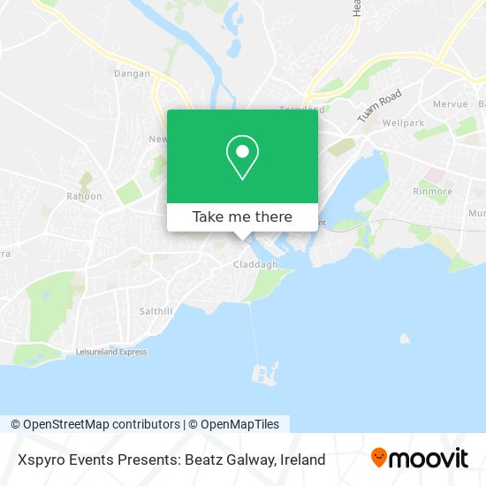 Xspyro Events Presents: Beatz Galway map