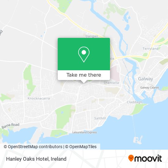 Hanley Oaks Hotel map