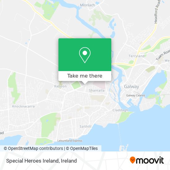 Special Heroes Ireland map