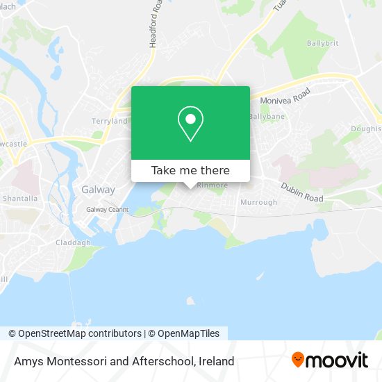 Amys Montessori and Afterschool map