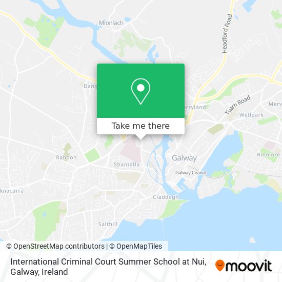 International Criminal Court Summer School at Nui, Galway map