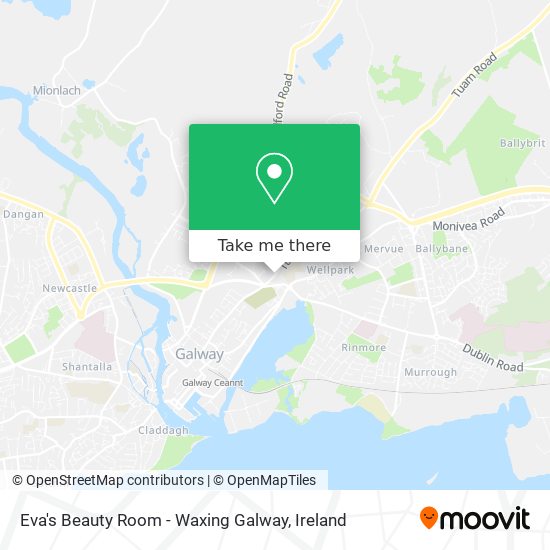 Eva's Beauty Room - Waxing Galway map