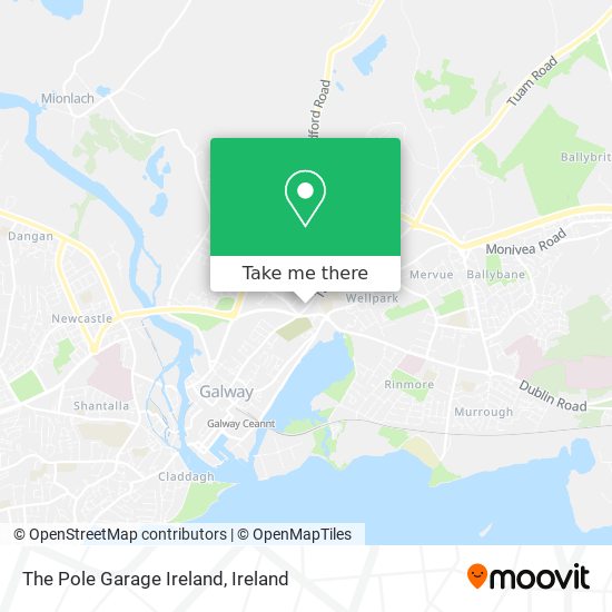 The Pole Garage Ireland map