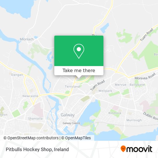 Pitbulls Hockey Shop map