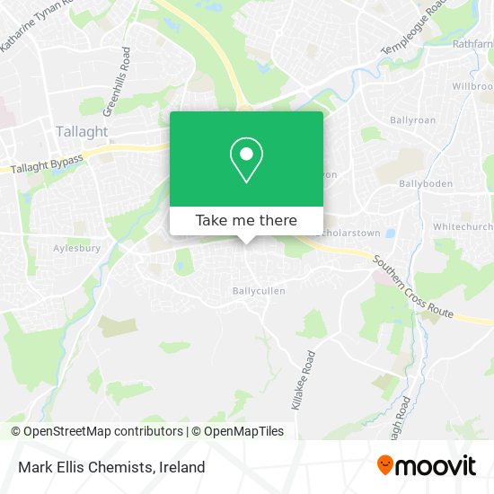 Mark Ellis Chemists map